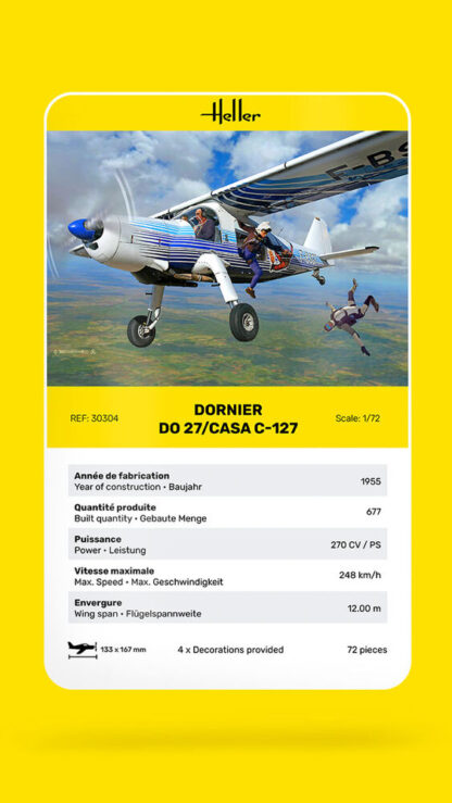 Heller 1/72 DO27/CASA C-127 - Imagen 3