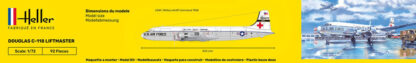 Heller 1/72 STARTER KIT C-118 LIFTMASTER - Imagen 4