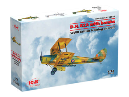 ICM 1/32 DH. 82A Tiger Moth with bombs, WWII British training aircraft - Imagen 2