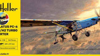 Heller 1/48 STARTER KIT Pilatus PC-6 B2/H2 Turbo Porter