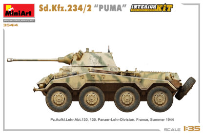MiniArt 1/35 Sd.Kfz.234/2 PUMA - Imagen 8