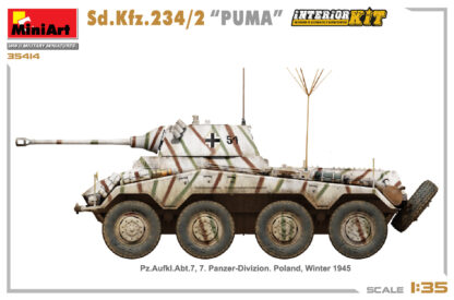 MiniArt 1/35 Sd.Kfz.234/2 PUMA - Imagen 6