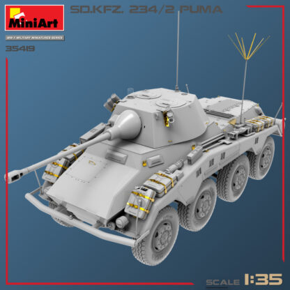 MiniArt 1/35 Sd.Kfz.234/2 PUMA - Imagen 5