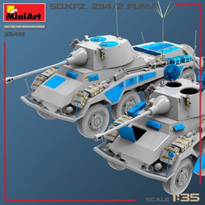 MiniArt 1/35 Sd.Kfz.234/2 PUMA - Imagen 3