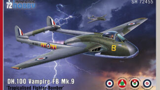 Special Hobby	1/72	DH.100 Vampire FB.Mk.9 Tropicalised Fighter-Bomber