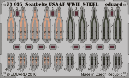 Seatbelts USAAF WWII STEEL 1/72