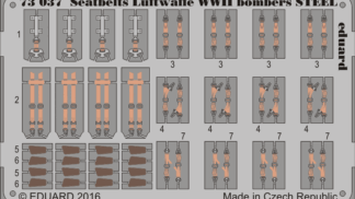 Seatbelts Luftwaffe WWII bombers STEEL 1/72