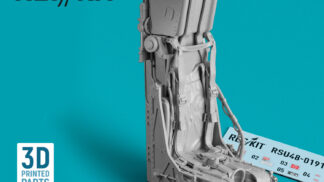 Ejection seat MB Mk.10Q for Mirage 2000C, 2000-5 (3D Printed) (1/48)