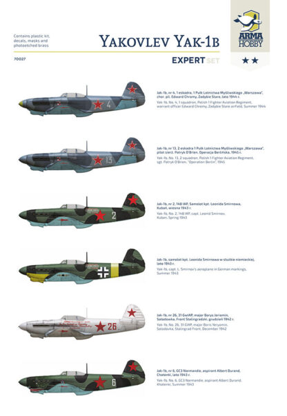 Arma Hobby 1/72 YAK-1B Expert Set - Imagen 3