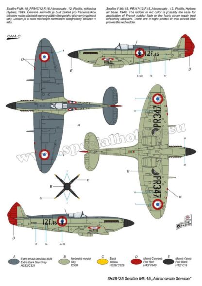 Special Hobby 1/48 Supermarine Seafire Mk 15 Aéronavale Service - Imagen 4
