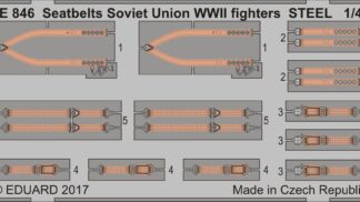 Seatbelts Soviet Union WW2 fighters STEEL 1/48