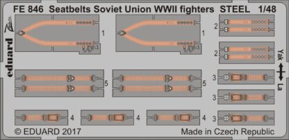 Seatbelts Soviet Union WW2 fighters STEEL 1/48