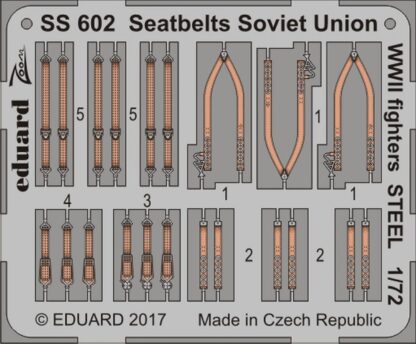 Seatbelts Soviet Union WW2 fighters STEEL 1/72