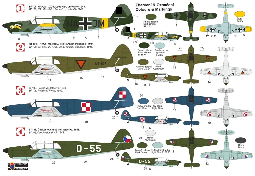 KP Models 1/72 Messerschmitt Bf 108 'Taifun' - Imagen 2
