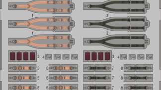 Seatbelts USN WWII fighters STEEL 1/48