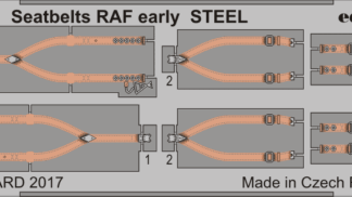 Seatbelts RAF early STEEL 1/48