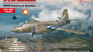 ICM 1/48 B-26B Marauder, WWII American Bomber (100% new molds)