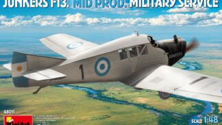 MiniArt 1/48 Junkers F13. Mid Prod. Military Service (DAÑADOS)